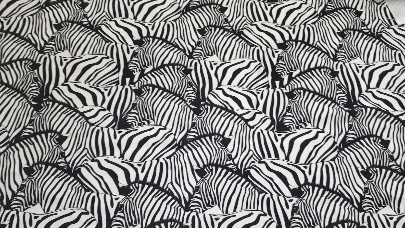 Zebra print fabric luxery fabric for home textile zebra herd Etsy