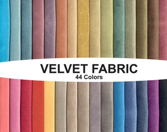 VELVET upholstery fabric, cotton velvet by the yard  fabric for sofa, chair, velvet curtain, Bed Upholstery, Cushion Fabric, pouf fabric