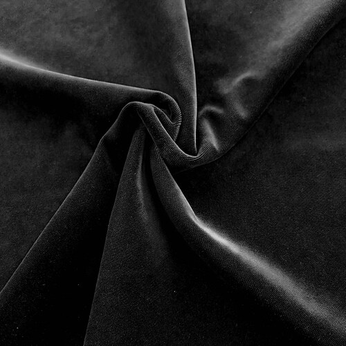 Black Velvet Upholstery Fabric Black Velvet Chair Fabric Etsy