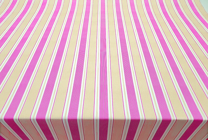 Pink Striped Upholstery Fabric by the Yard Striped Half Yard Etsy