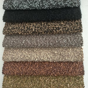 Textured Boucle Upholstery fabric, furniture home decor, sofa, couch, headboard soft meterial by the yard