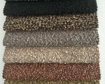 Textured Boucle Upholstery fabric, furniture home decor, sofa, couch, headboard soft meterial by the yard
