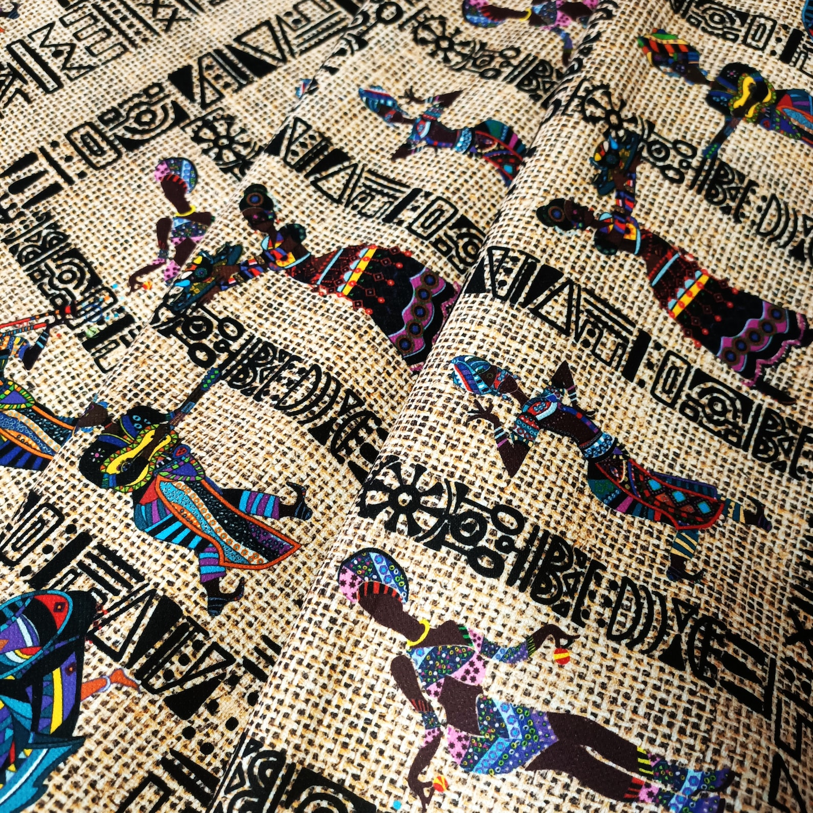 African Lady Fabric, Africa Woman Fabric for Home Textile, Diy Project ...