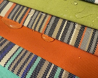 Waterproof OUTDOOR Upholstery Fabrics, by the Yard Waterproof Fabric, 100% Outdoor Furniture Fabric, cushion, sunbed, Sunbrella fabric