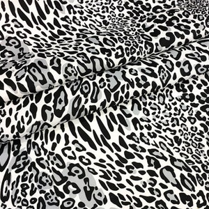 Black White leopard fabric, wild cheetah fabric, animal fabric, daybed cover fabric upholstery, wild animal leopard pattern fabric