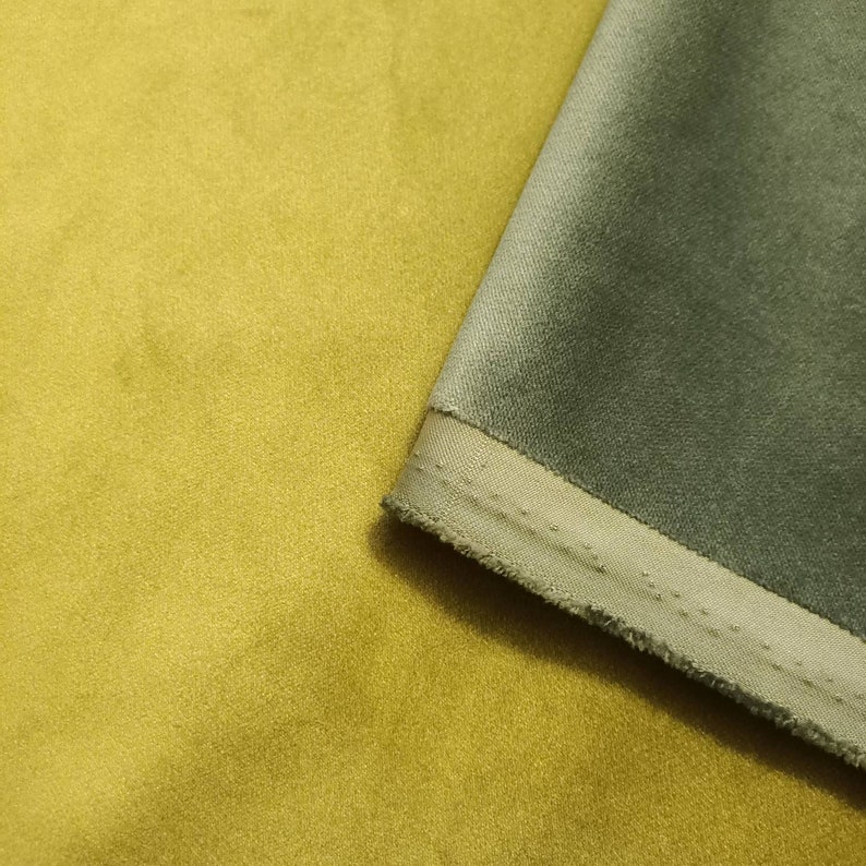 VELVET Upholstery Fabric Cotton Velvet by the Yard Fabric for Etsy