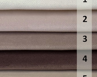 Tela de tapicería de terciopelo beige, tejido de terciopelo cortado a medida para sofá, silla, cortina de terciopelo, tapicería de cama, tela de cojín - 32 colores