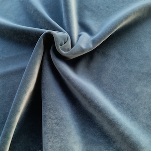 Light Blue Velvet by the yard, light Blue Velvet furnishings, light blue pillow fabric, light blue Velvet Upholstery Fabric