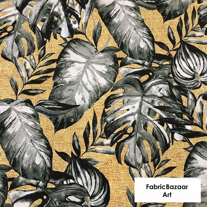 printed burlap fabric by the yard