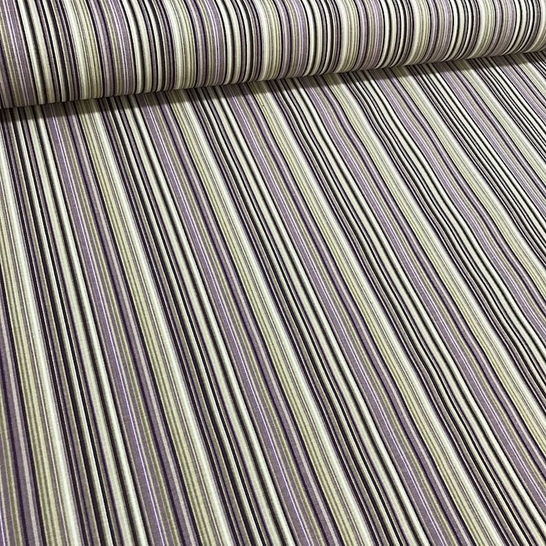 outdoor canvas fabric striped Cotton Duck Canvas Fabric by the yard Blue Striped Cotton Canvas Fabric indoor