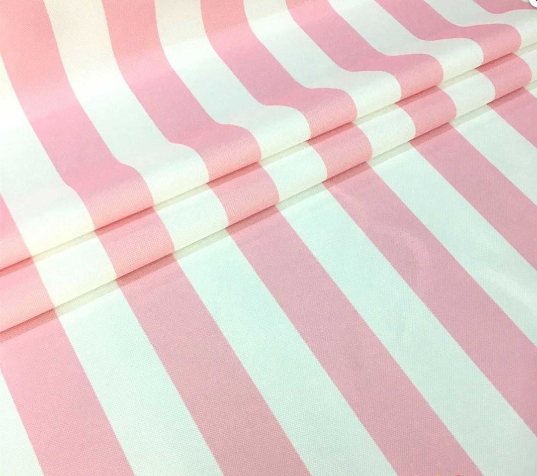 Blush Pink Striped Fabric Upholstery Soft Pink Fabric furniture Chair Fabric DIY Fabric Blush Pink Fabric Stripes Fabric Etsy UK