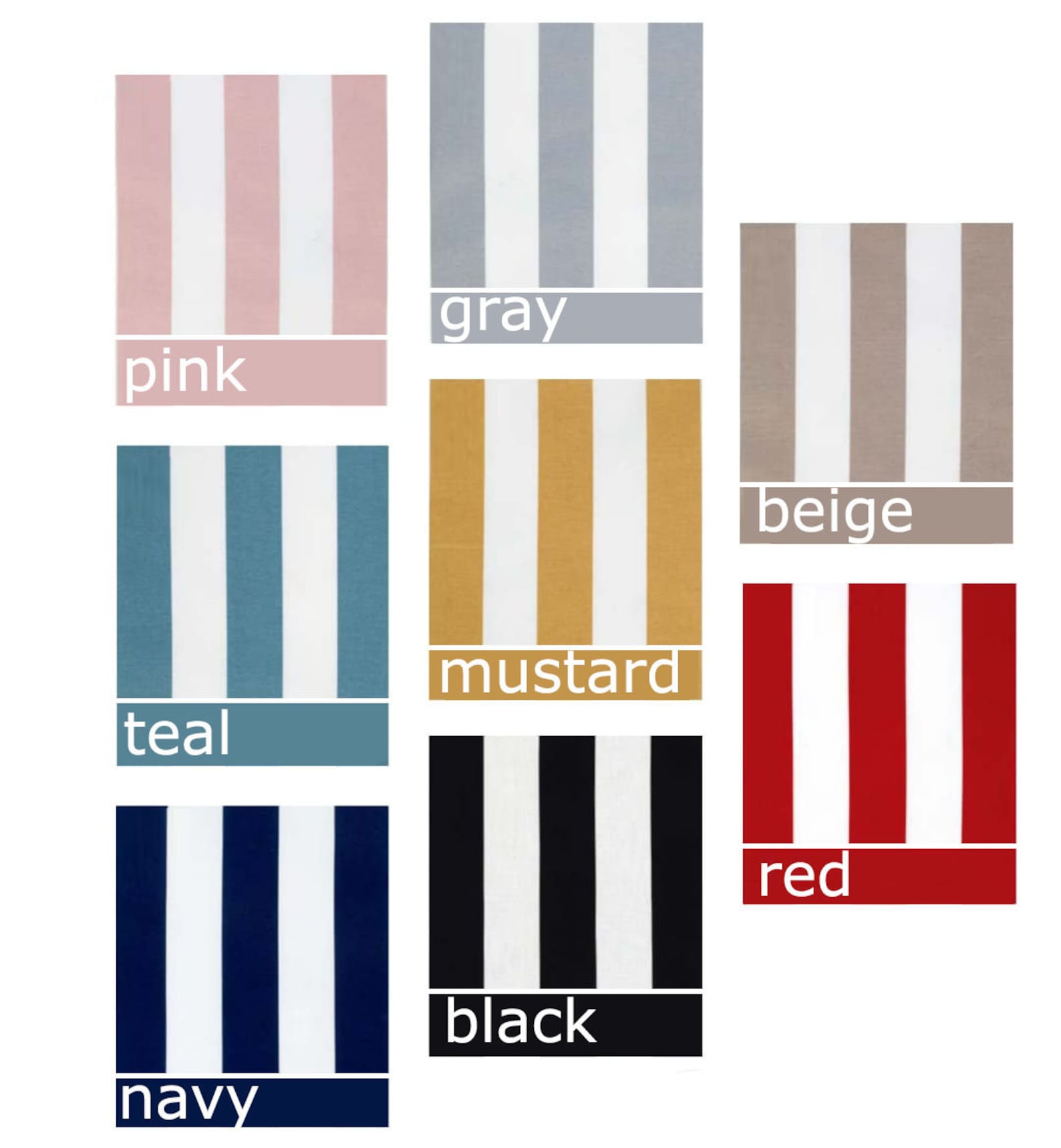 Striped Cotton Duck Canvas Fabric Gray Indoor Outdoor Canvas Etsy