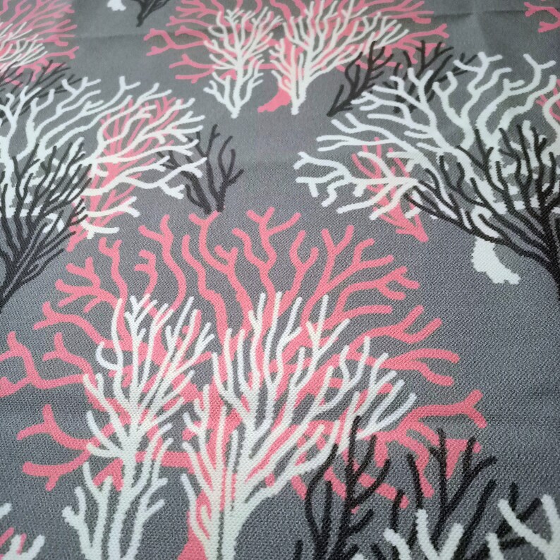 Reef Coral Fabric by the Yard Upholstery Fabric Ocean Sea Etsy