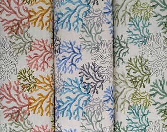 Nautische Stoffe, Küstenstoffe Meterware, Marine Polsterstoff, Riff Stoff, Meterware, Stuhl, Sofa, Vorhang, Polsterstoff