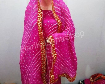 heavy bandhani suits