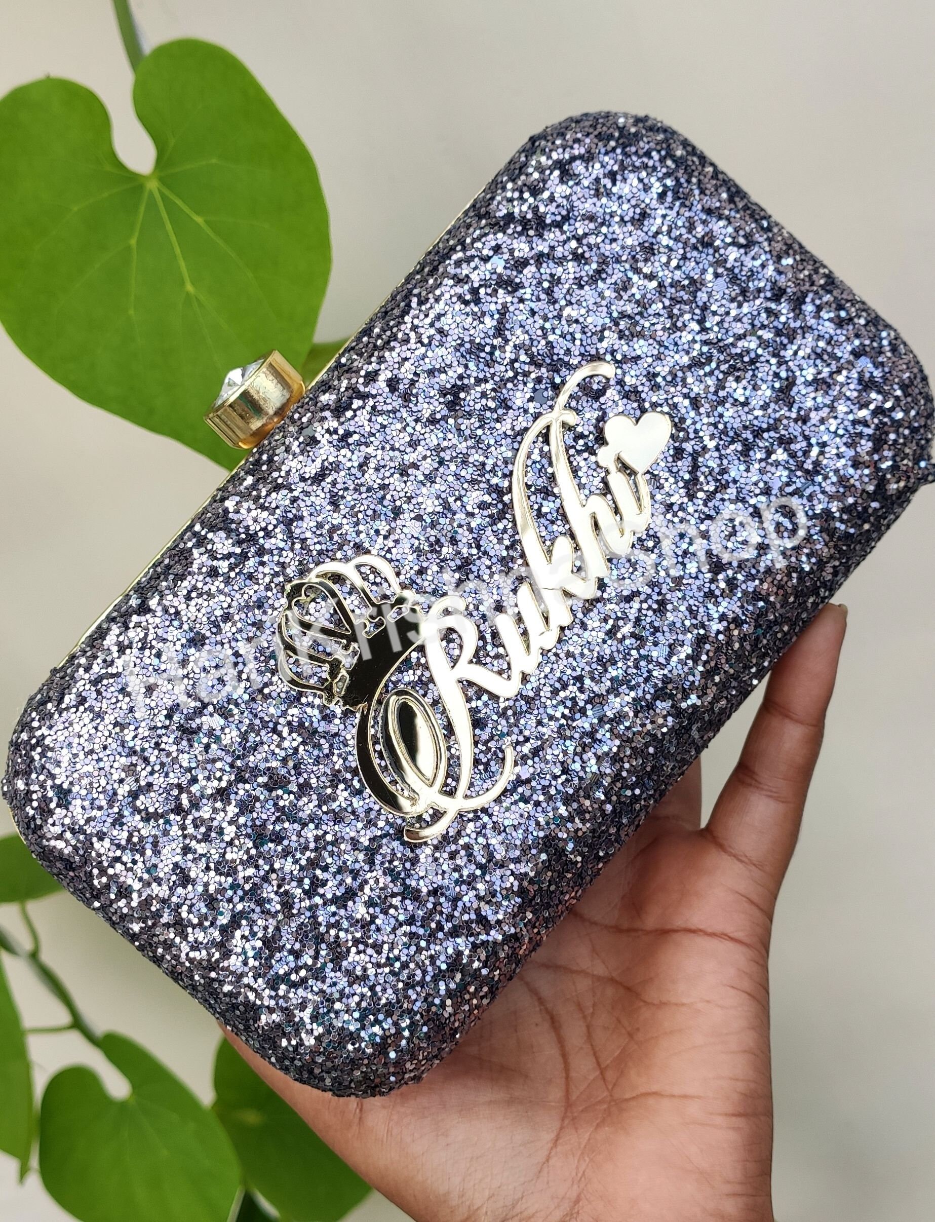 Personalized Acrylic Clutch Purse Bridesmaid Clutch Bag Etsy