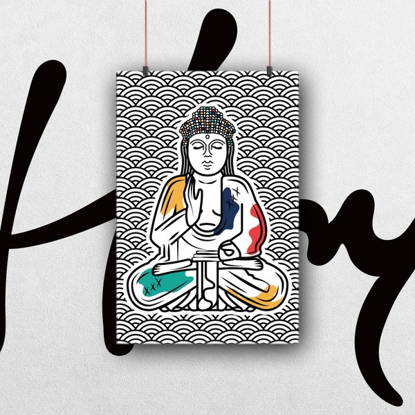 Buddha Gott Figur Kunst günstig - Hony | XXL Druck