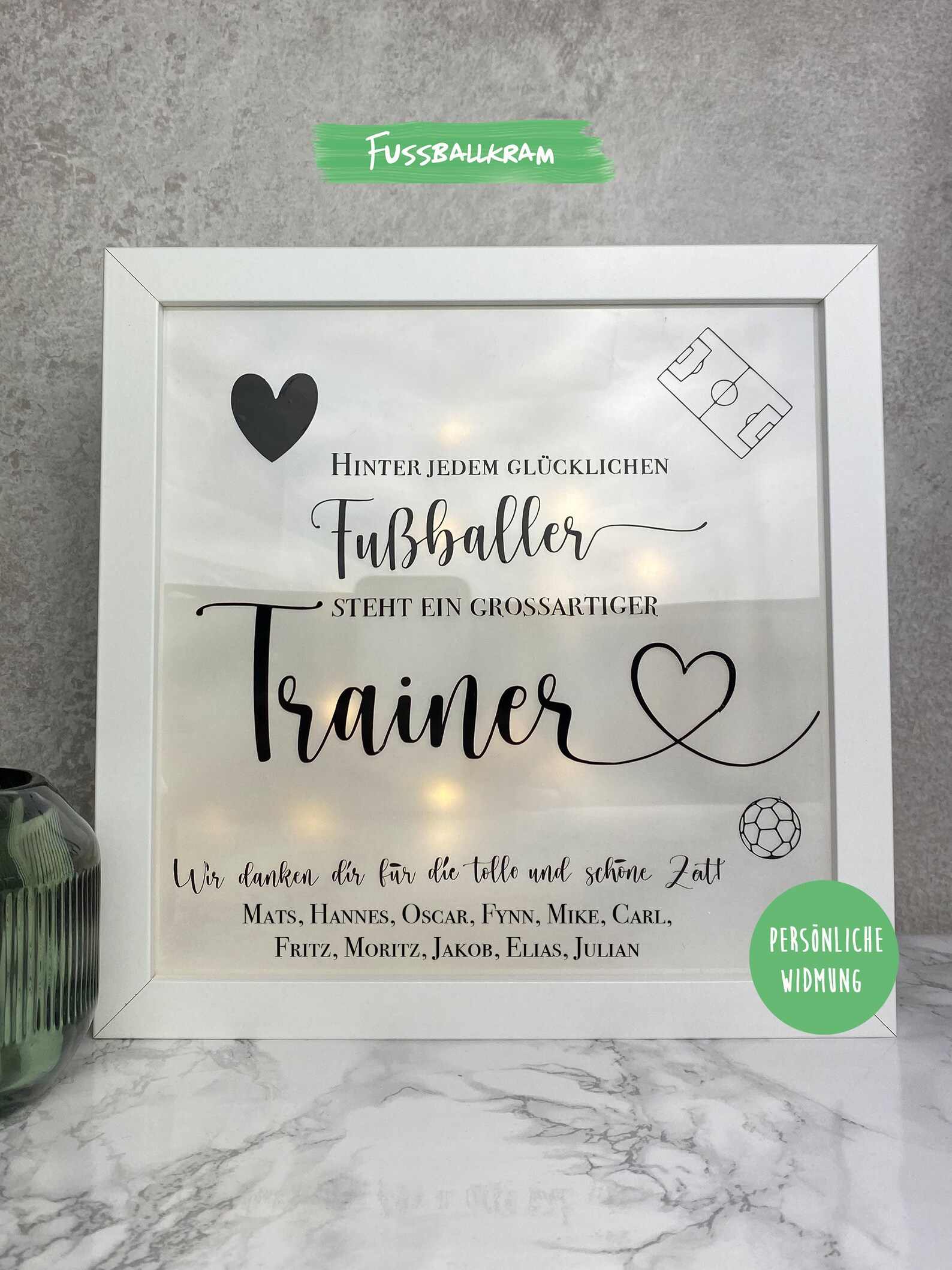 Abschiedsgeschenk Trainer Etsy