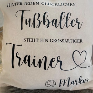 Personalized Coach Gift Pillow image 3