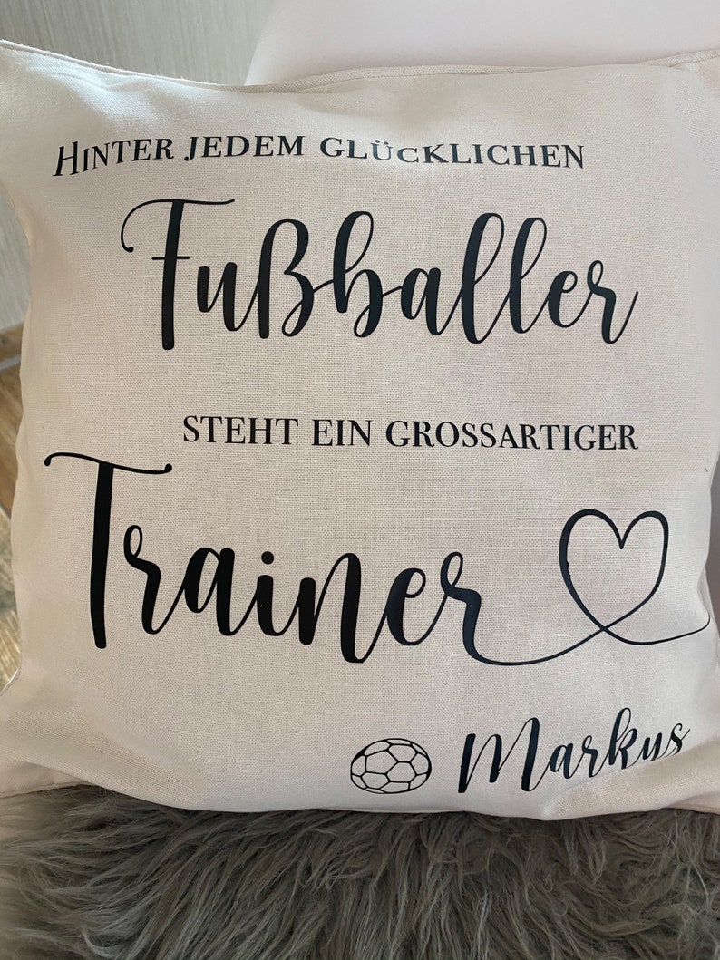 Personalized Coach Gift Pillow image 3