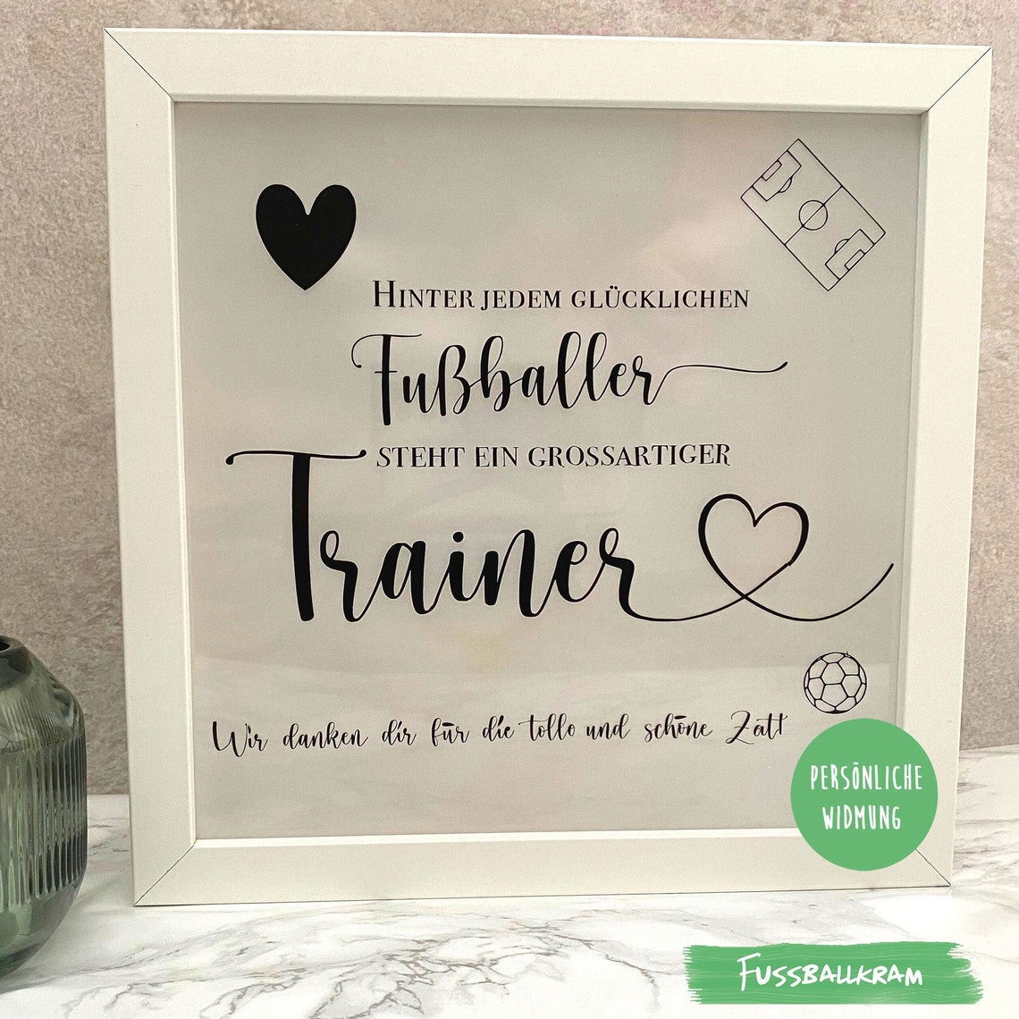 Abschiedsgeschenk Trainer Etsy
