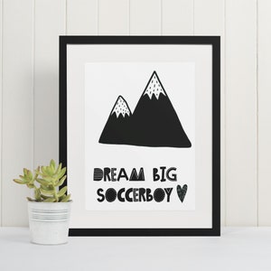 Football Picture - Children&#39;s Picture ++ Poster ++ Football ++ Football Print ++ Soccerboy ++