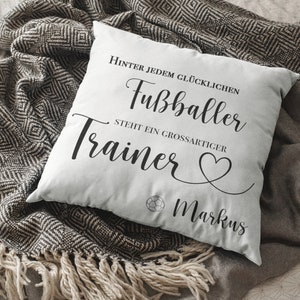 Personalized Coach Gift Pillow image 1