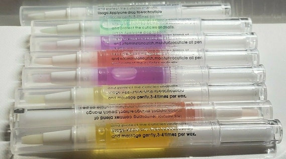 6Pcs Nail Cuticle Oils Nail Nutrition Oil Pen Nail Treatment Pen 6 Smell  Cuticle Revitalizer Prevent