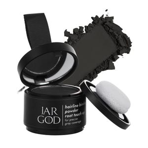 Hairline Powder hair shadow hair Loss Concealer cover gray Mirror+Puff -Multi-purpose Bald/Beard line/The hairline/eyebrows filling Jargod