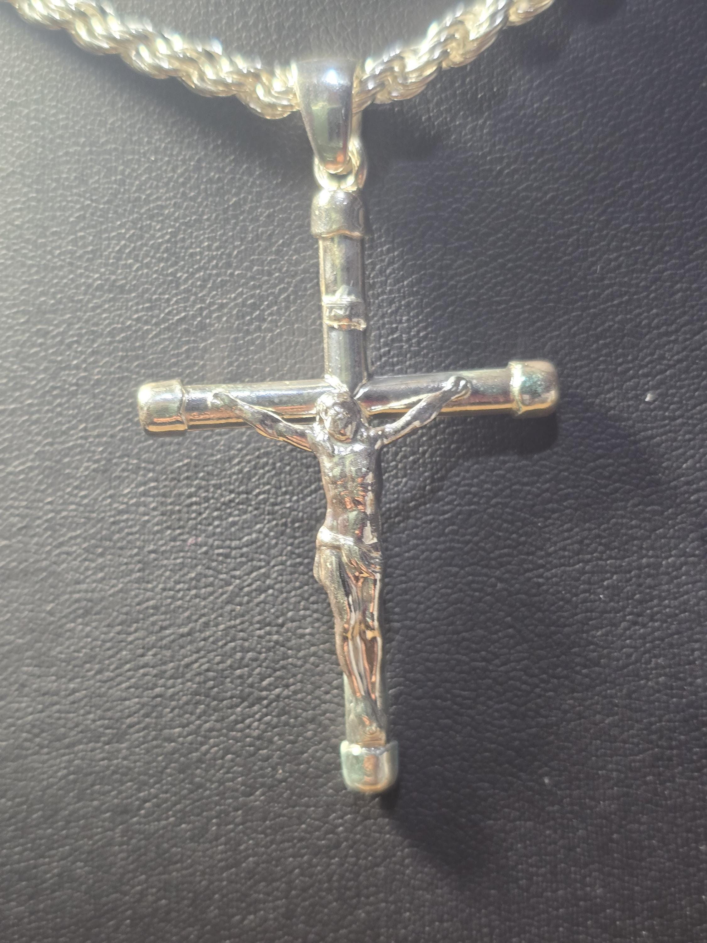 925 Sterling Silver Cross Made in Italy - Etsy