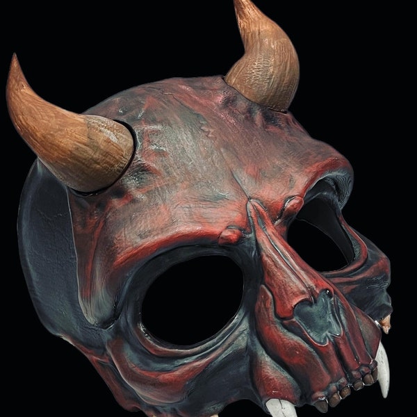 Skull Mask - Horned Demon