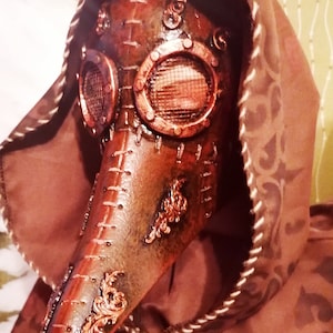 Doctor Plague. Mask. Halloween mask.