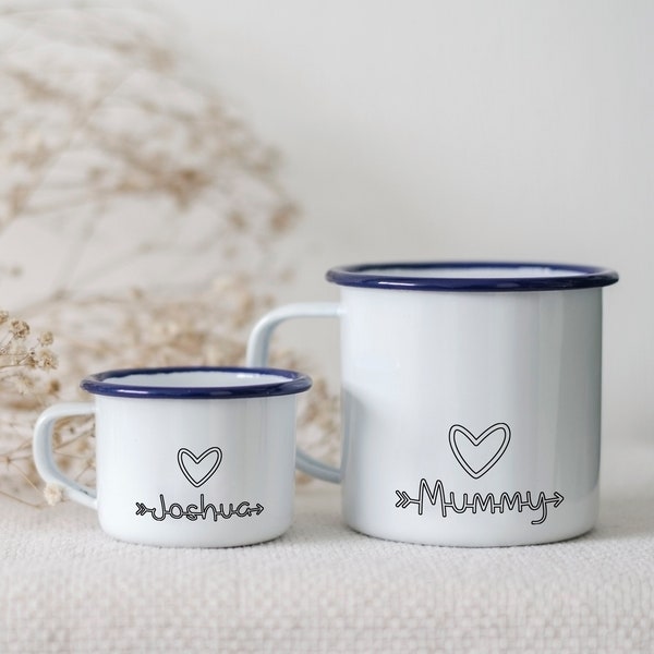 Mummy and Child Matching Mugs for Mothers Day and More