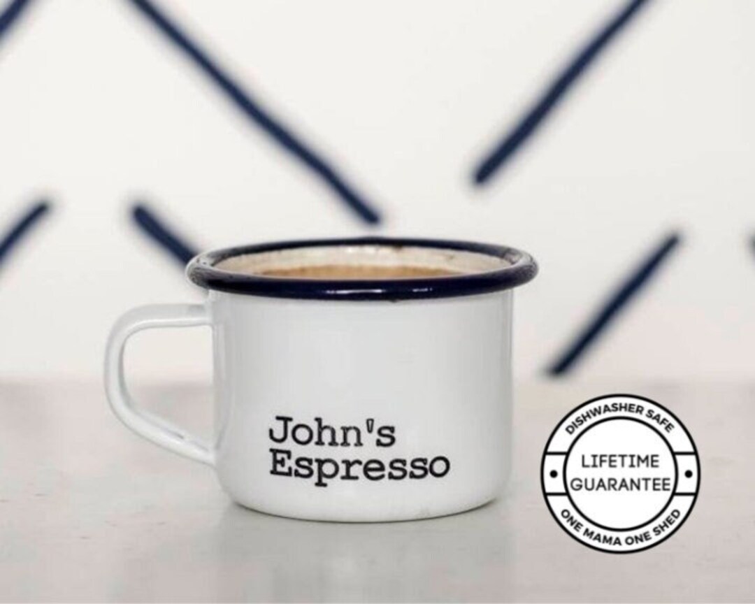 Enamel Espresso Set Blue U2013 Designworks Collective UK