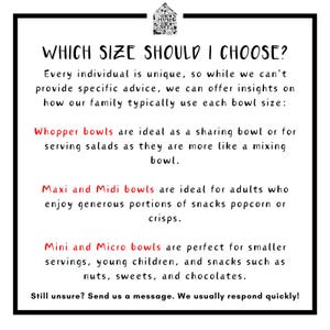 Your Text Here - Engraved Enamel Snack Bowl - Personalised Bowl For Popcorn, Crisps, Cereal etc image 4