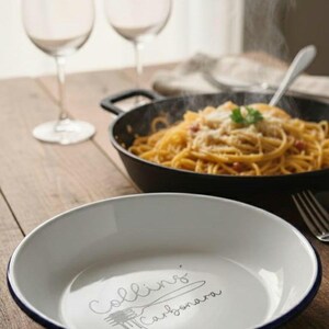 Pasta Bowl - Personalised Engraved Enamel image 2