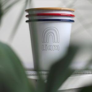 Personalised Enamel Tumbler Glass