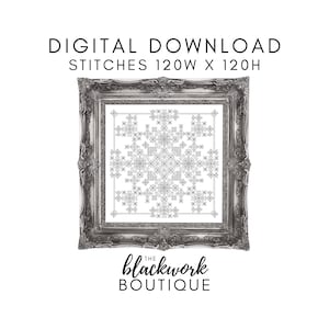 Blackwork Fleurs D&#39;Alexanne