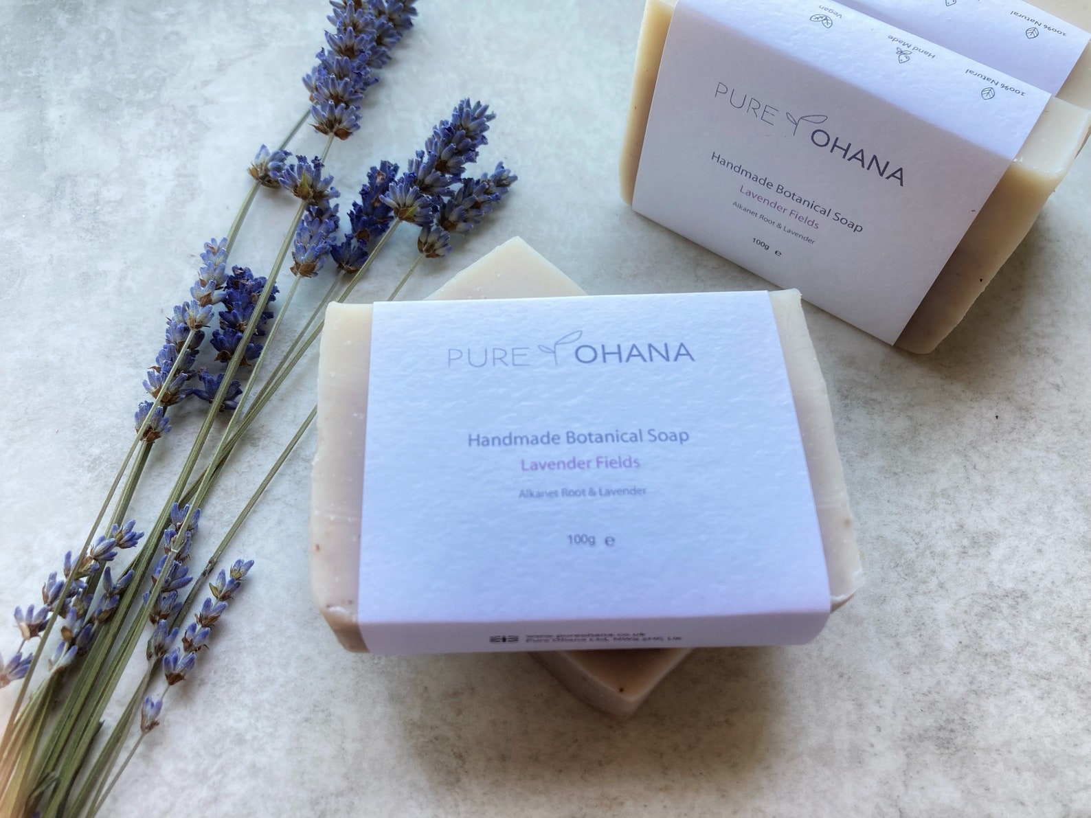 UK Handmade Vegan Lavender Face Soap Bars. Cold Process and Etsy