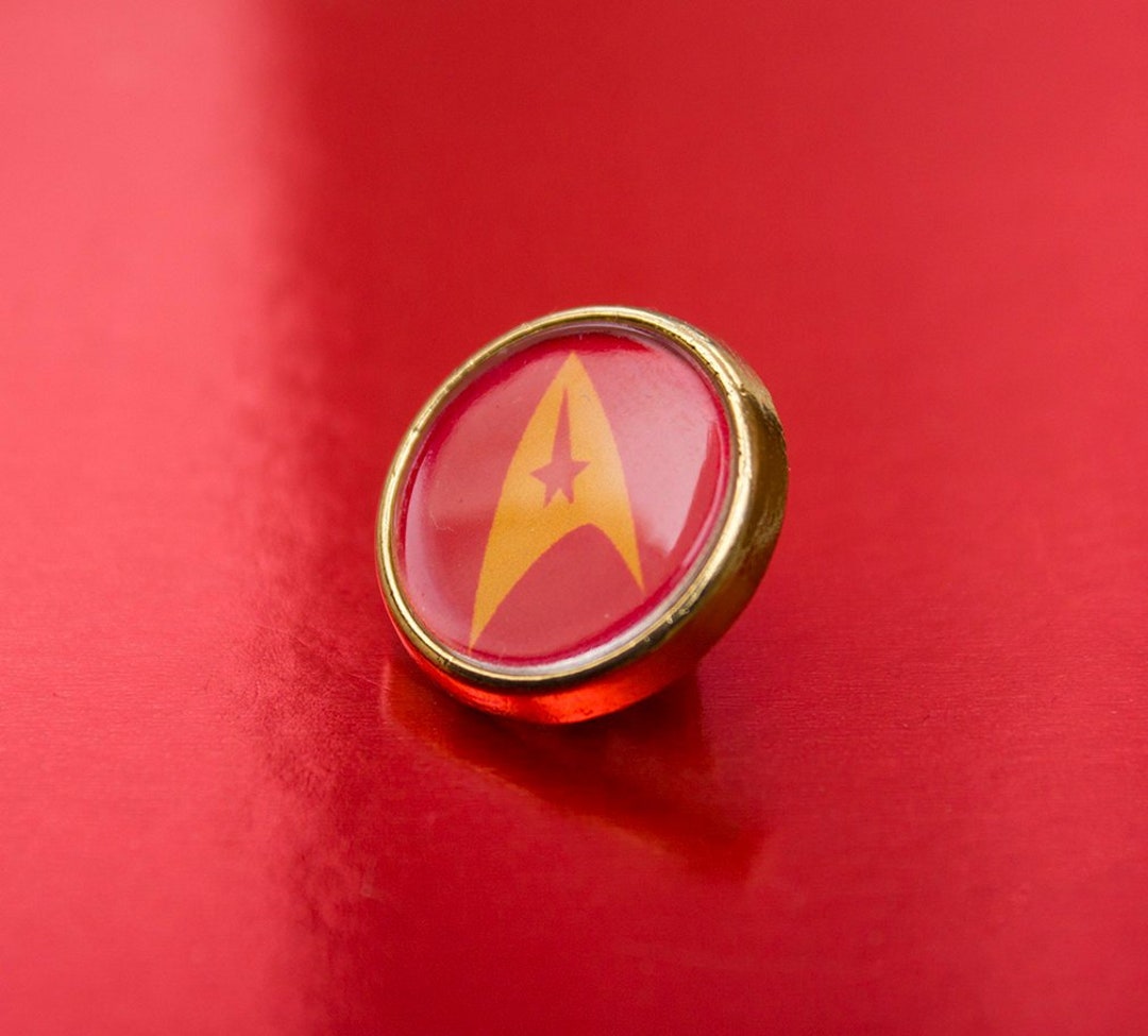 Brooch Plated Starfleet Communicator Command Brooch Badge Lapel Pin Starfleet In - Foto 8