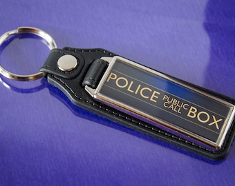 Cool Dr Who Tardis Medallion Keyring