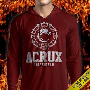 Zodiac Academy Jersey - Darius Acrux Fireshield SVG