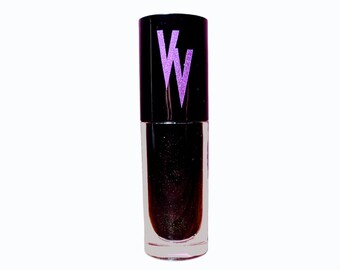 Go Ghoul! Black Lipgloss (Hydrating, Highly Pigmented, Semi- Shimmer Lip Color)