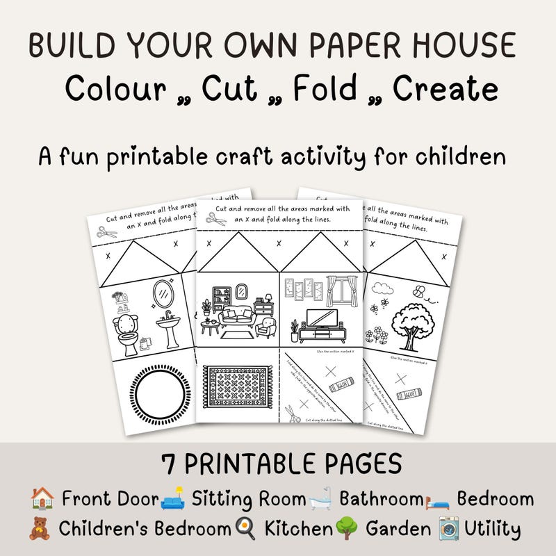 Utting Paper Cutting Template Paper - Etsy UK