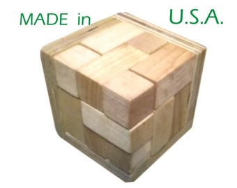 4D Slanted Rhoma Cube Puzzle AMERICAN MADE  in USA
