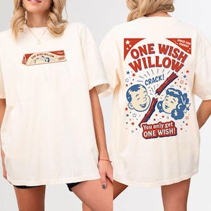 One Wish Willow Box T-shirt, Skräckfilmsgrafiktröja, Obsession-tröja bild 1