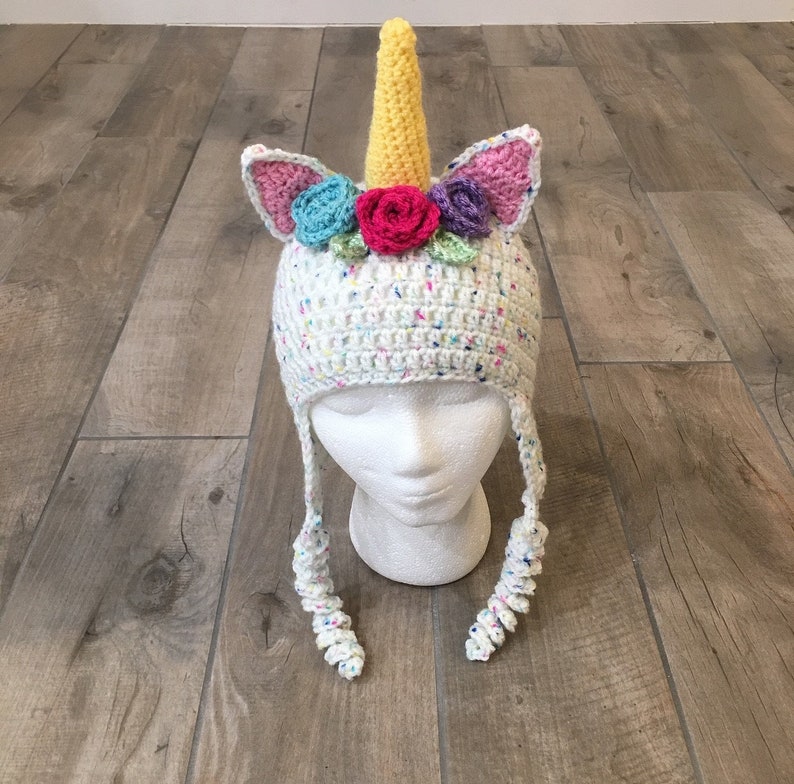 Crochet Unicorn Hat image 0