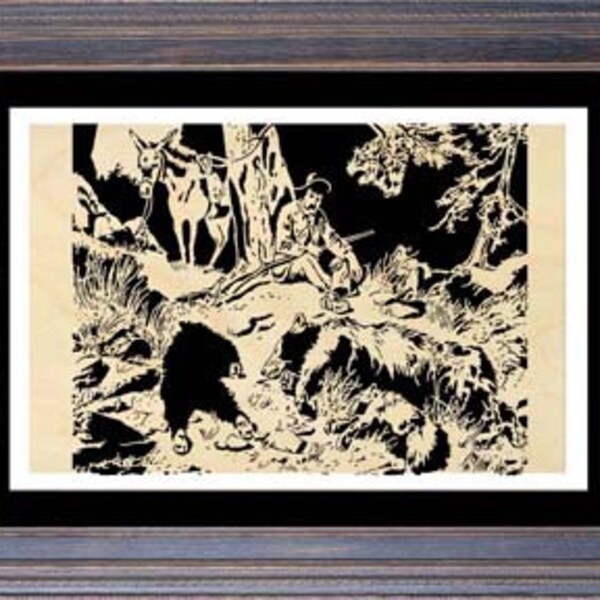 Bear Scroll Saw Pattern Etsy