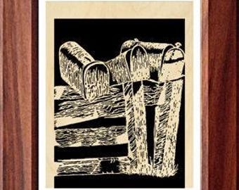 023mw - Checkin the Mail - Scroll Saw Pattern (pdf)