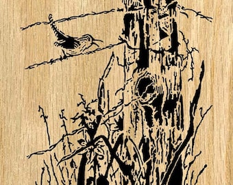 046mw - Grandpa's Fence - Scroll Saw Pattern (pdf)